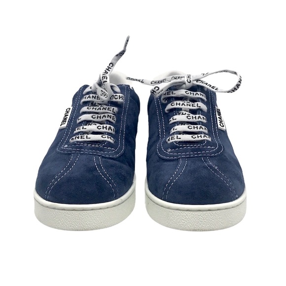 Chanel Cruise Suede Calfskin Low Top Sneakers - Picture 3 of 9